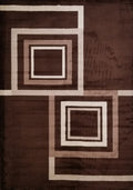 Jersey Area Rugs, Carpets For Livingroom, 5X7 Area Rugs ,1925 Brown Rectangle 5&7 Brown Contemporary Abstract Polypropylene