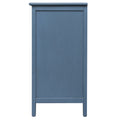 3 Drawer Cabinet, American Furniture,Suitable For Bedroom, Living Room, Study Blue Mdf