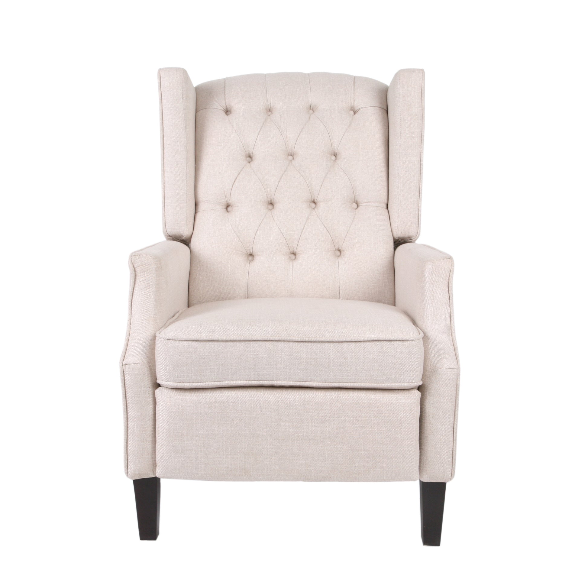 Recliner Beige Fabric