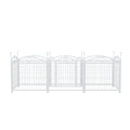 Dog Playpen Indoor 24 Inch 8 Panels Metal Dog Pen Pet Dog Fence Outdoor Exercise Pen With Doors, Heavy Duty Dog Fence Puppy Pen For Large Medium Small Dogs Indoor Outdoor Foldable Pet Exercise Pen