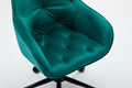 Elegent Velvet Office Chair With Wheels, Makeup Vanity Chair Height Adjustable For Teens Women Girls, Comfy Swivel Modern Leisure Armchair For Home Office, Bedroom, Study And Vanity. Green Green Primary Living Space Luxury,Modern Foam Iron