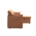 United Modular Sectional Sofa L Shaped Modular Couch With Reversible Chaise Modular Sofa Sectional Couch With Storage Seats Brown Chenille 3 Seat
