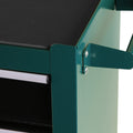 5 Drawers Rolling Tool Chest,Tool Cabinet On Wheels With Keyed Locking Stem And Drawer Liners,Tool Chest With Link Buckle And Can Be Combined To Large Cabinet Set,For Warehouse,Garage Green Steel