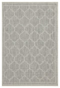 Sunshine Gc Har2006 Silver 7 Ft. 10 In. X 10 Ft. 3 In. Indoor Outdoor Area Rug Silver Polyester Polypropylene