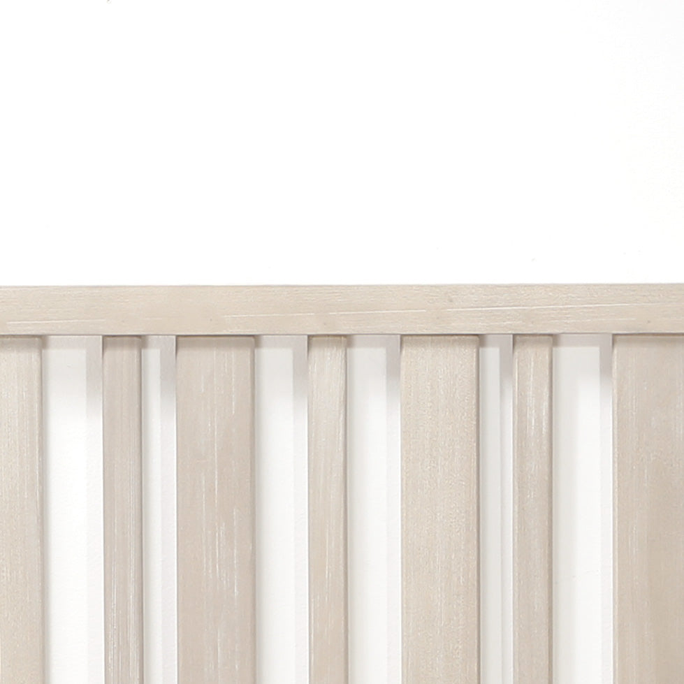 Prague Convertible Crib In Cotton Grey Natural Wood Wash Wood