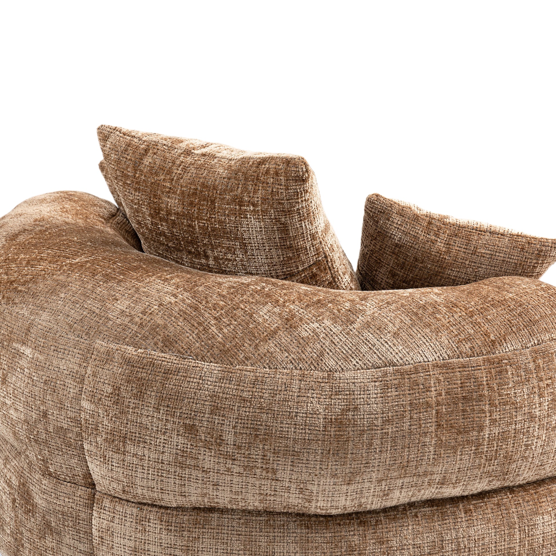 Coolmore Lazy Sofa Durable Comfort Lounger High Back Bean Bag Chair Couch With Three Pillows For Adults And Kids, Indoor & Outdoor, Single Gaming Sofa Chair For Bedroom,Office Coffee Chenille Coffee Foam Chenille 1 Seat