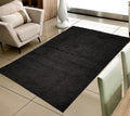 Shaggy Area Rugs, Carpets For Livingroom, 5X7 Area Rugs ,Shaggy Black Rectangle 5&7 Black Contemporary Abstract Polypropylene