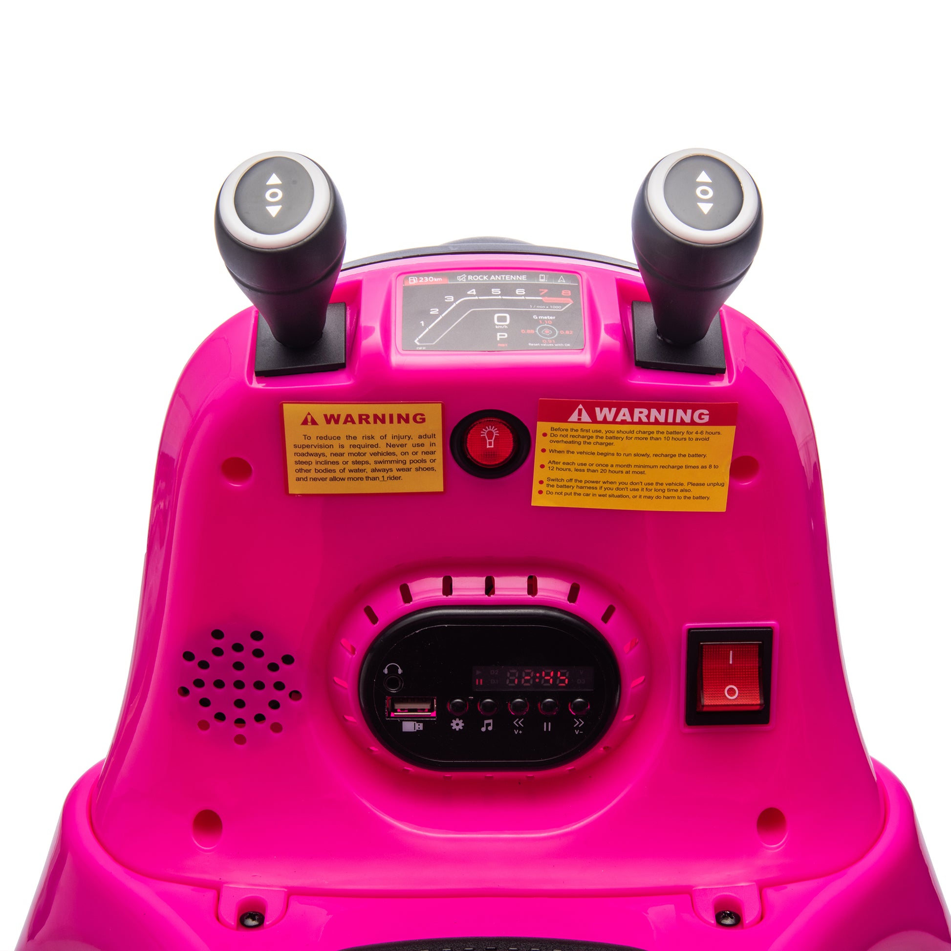 12V Kids Ride On Bumper Car W Parents Control,Rotate 360 Degrees,Two Handed Switch For Direction Control,Bumper Strip,Light Belt,Mp3 Music,Bluetooth,Provide A Speed Of 0.75Mph For Kids Of 2 5 Rose