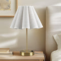 Tap Control And Dimmable Accent Table Lamp With Power Outlet Gold See Below Gold Iron