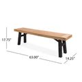 Bettina Bench Set Of 2 Grey Acacia Wood