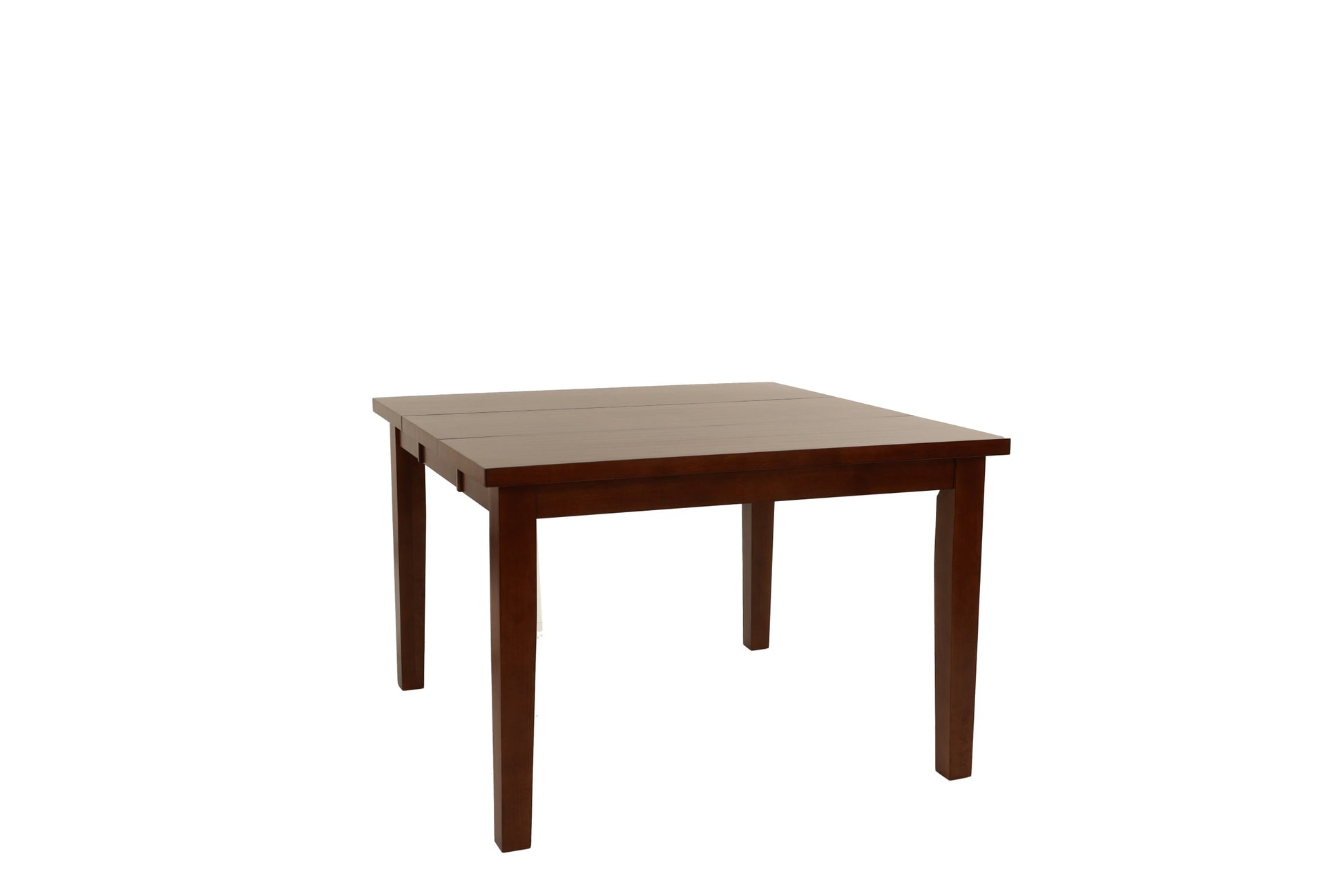 Dining Table Counter Height Dining Table W Leaf 1Pc Table Only Rubber Wood Antique Walnut Wood Finish Dining Room Furniture Walnut Dining Room Contemporary,Modern,Transitional Rubberwood Square Kitchen & Dining Tables Square Solid Wood