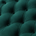 Kd Tufted Chair Wthr Dark Green Velvet