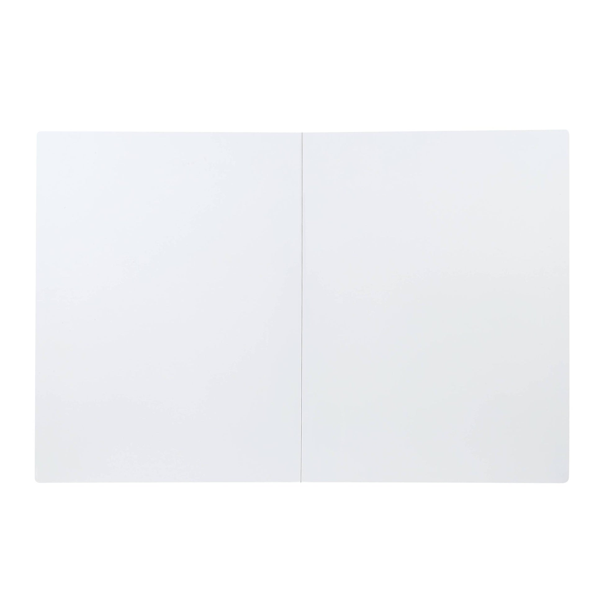 Kamaile Dining Table, White High Gloss Finish Dn02133 White Mdf Metal