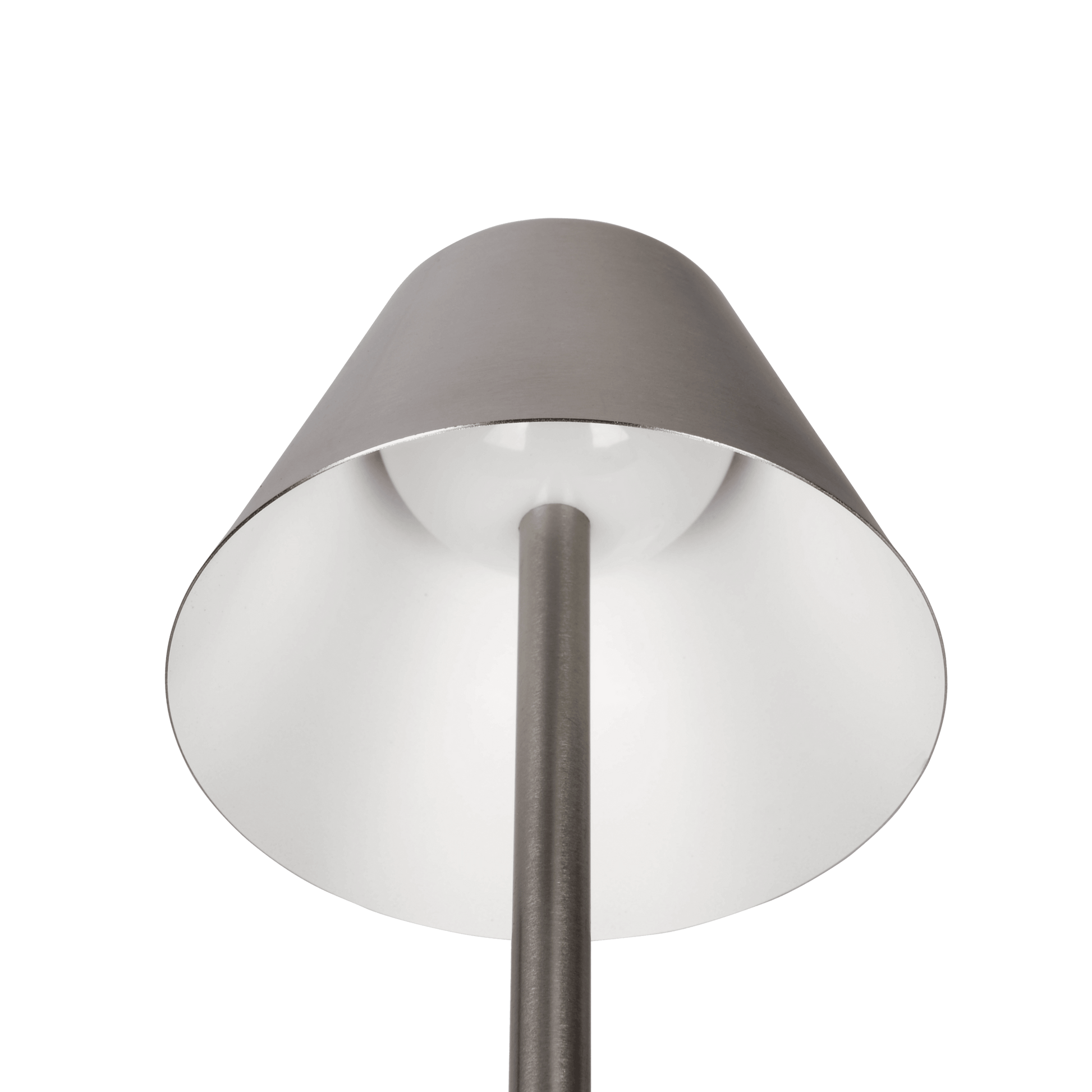 Elegance Rechargeable Led Table Lamp Brushed Nickel Led Touch Switch Brushed Nickel,Silver Table&Floor Lamps Metal