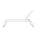 Myers Chaise Lounge Mp2 White Metal Mesh