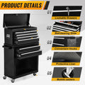 High Capacity Rolling Tool Chest With Wheels And Drawers, 8 Drawer Tool Storage Cabinet Black Iron