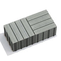 Patio Floor Tiles Pack Of 22 Wpc Wood Plastic Composite Patio Deck Tiles Diy Interlocking Decking Tiles, Quick Deck Floor Tile, Court Tile, Water Resistant Indoor Outdoor 11.8