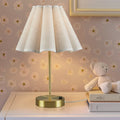 Tap Control And Dimmable Accent Table Lamp With Power Outlet Gold See Below Gold Iron