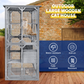 Catio Outdoor Cat Enclosure With Roof 72