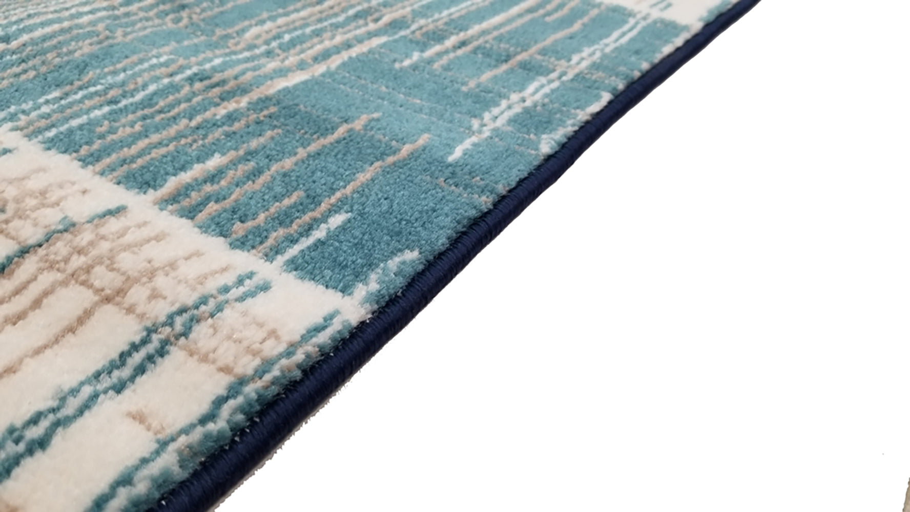 Jersey Area Rugs, Carpets For Livingroom, 7X10 Area Rugs ,3003 Blue Rectangle 8&10 Blue Contemporary Abstract Polypropylene