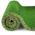 2Ftx10Ft Outdoor Artificial Grass Runner Rug, Thick Realistic Fake Grass Roll Decor Patio Balcony Garden Lawn, Dog Pets Turf Drain Mat, 1.38