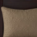 Reversible Quilt Set Mocha Full Queen Mocha Cotton