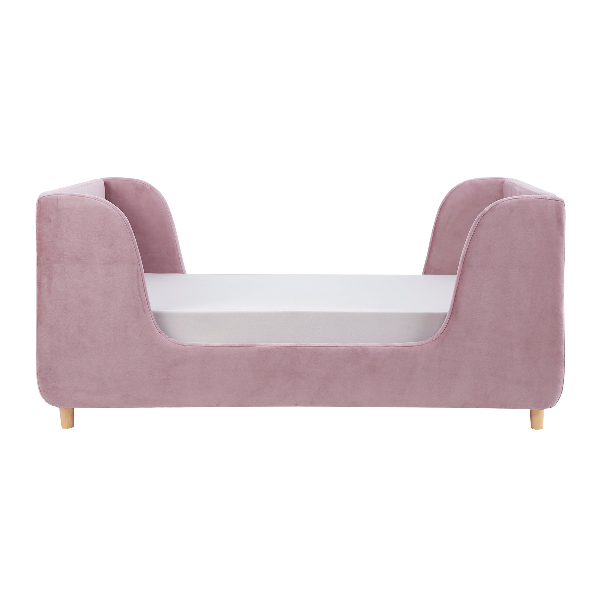 Bodhi Upholstered Toddler Bed In Lavender Mist Purple Polyester