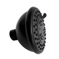 High Pressure Rain Shower Head With 3 Spray Modes, 4 Inch Fixed Bathroom Rainfall Showerhead With Adjustable Swivel Ball Joint, Bathroom Accessories Matte Black Abs