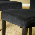 Charlotte Kd Dining Chair Black Fabric