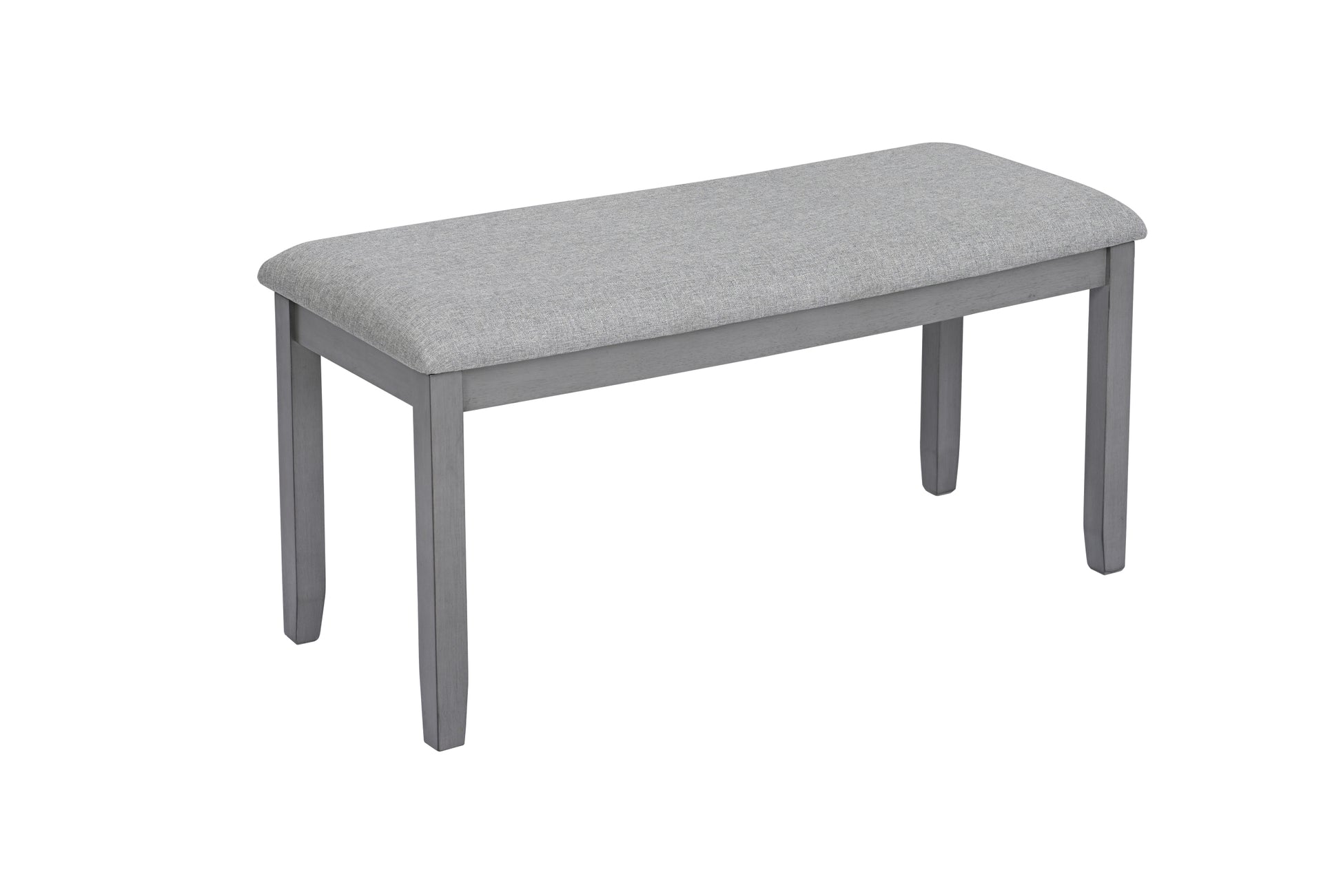6 Piece Kitchen Dining Set, Rectangular Wooden Dining Table With 4 Upholstered Chairs And A Bench, Dining Table Set For 6 People, Living Room, Home Bar And Kitchen, Gray Wood Gray Seats 6 Wood Dining Room Acacia 4 Leg Rectangular Dining Table With Chair