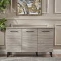 Multi Function Cabinet Grey Particle Board