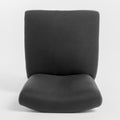 Swivel Counter Stool Charcoal Grey Fabric