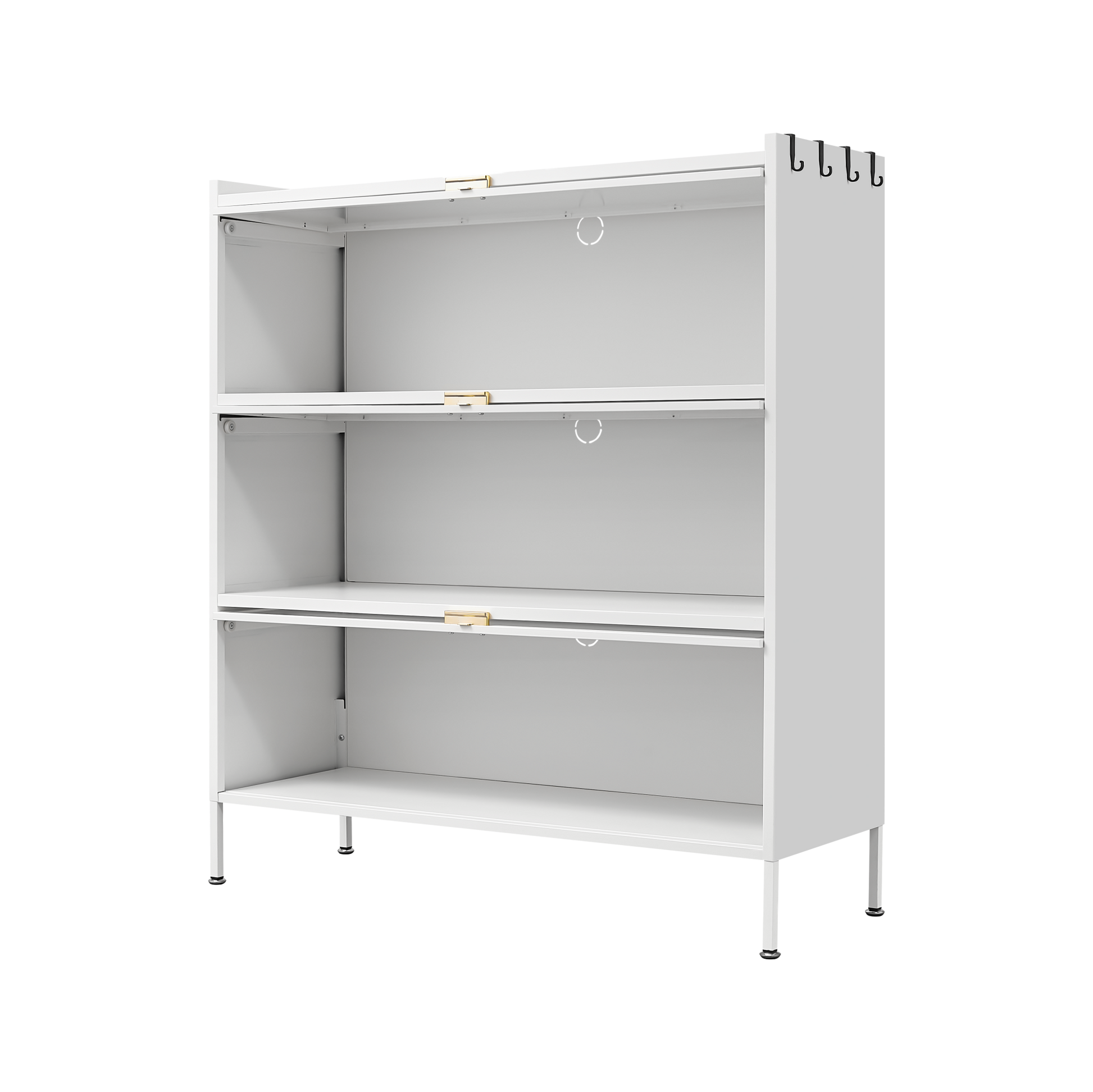 3 Tier Pantry Storage Cabinet Baker Racks For Kitchen With Storage Kitchen Pantry Storage Cabinet Microwave Rack Storage Rack White Modern Metal