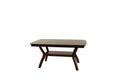 Formal Look 1Pc Dining Table W Shelve Solidwood Espresso Finish Dining Room Furniture Espresso Espresso Dining Room Classic,Contemporary,Modern,Transitional Rubberwood Rectangular Kitchen & Dining Tables Rectangular Solid Wood