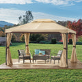 Skyline Gazebo Beige Iron