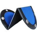 Folding Poker Table Top For 10 Players Tri Fold Texas Holdem Blackjack Casino Game Tabletop Blue Blue Primary Living Space Modern Mdf