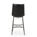 Bar Stool Mp2 Set Of 2 Black Pu