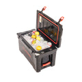 30Qt Color Black Red Buckle Black Red Polyethylene
