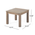 Temecula Side Table Grey Wood