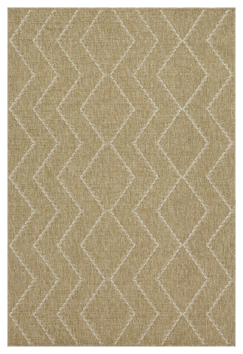 Earth Gc Ntl1011 Jute White 7 Ft. 10 In. X 10 Ft. 3 In. Indoor Outdoor Area Rug Natural White Polyester Polypropylene