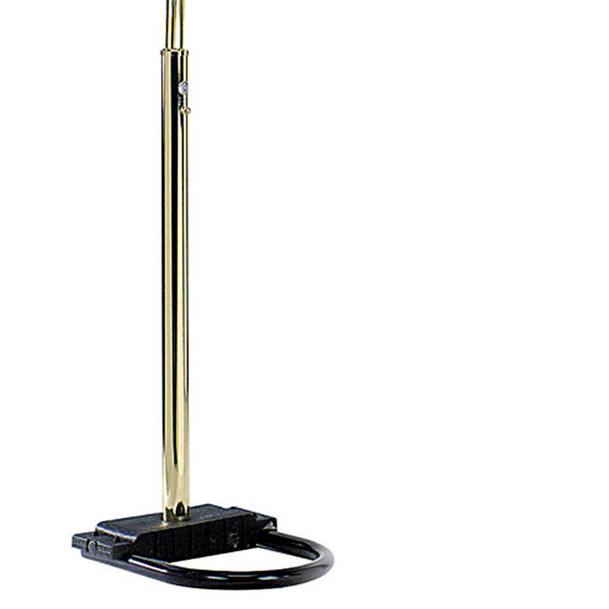 84" Tall Metal Floor Lamp With Polished Brass Finish And 5 Adjustable Arch Arms Gold Metal