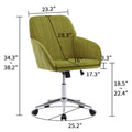 Ty Office Chair Pale Green Velvet