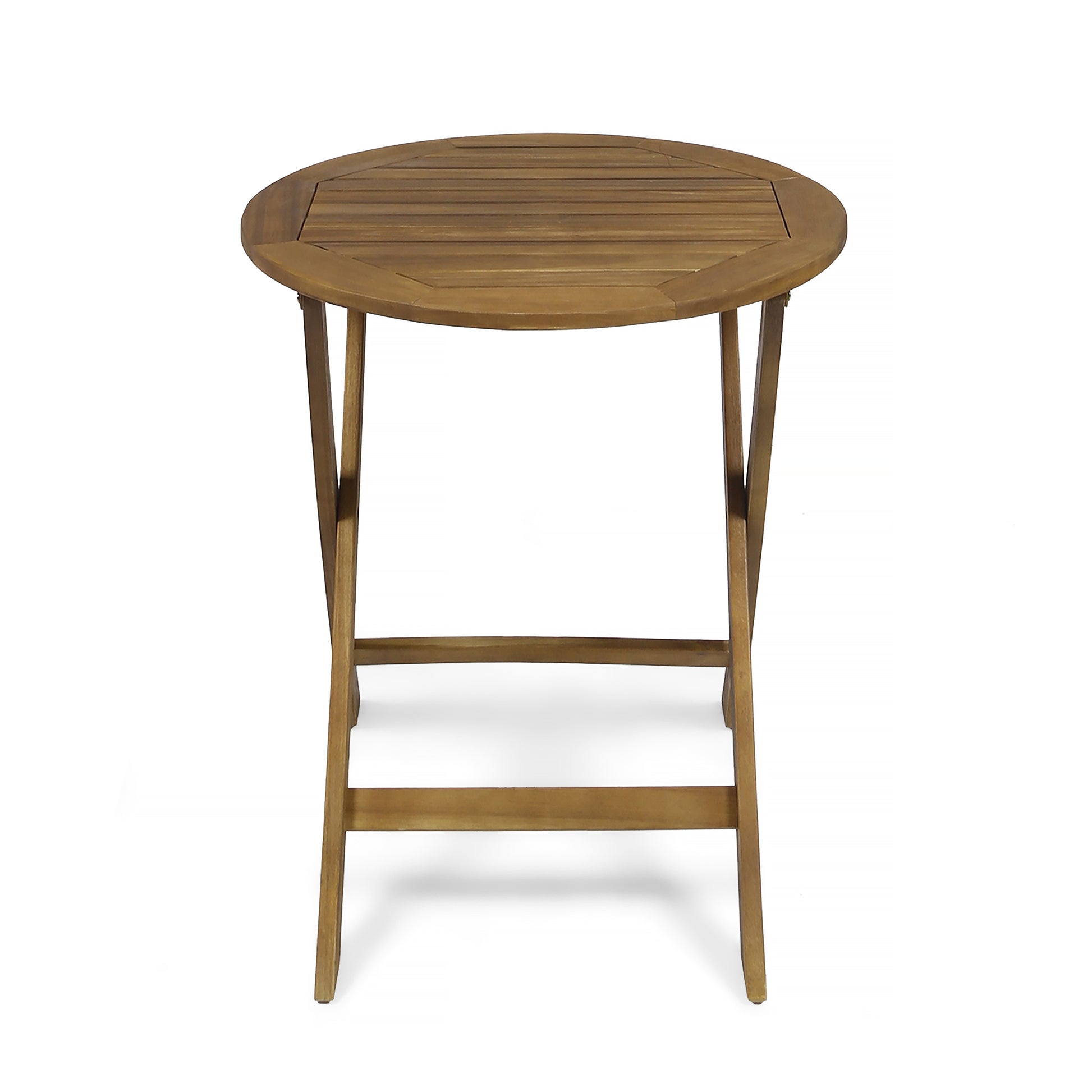 Hillside Bistro Set,2 Chairs 1 Table Brown Wood