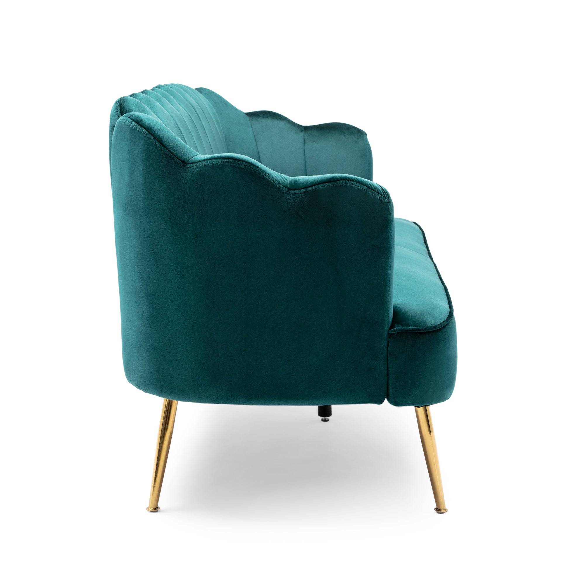 3 Seater Sofa Teal Velvet