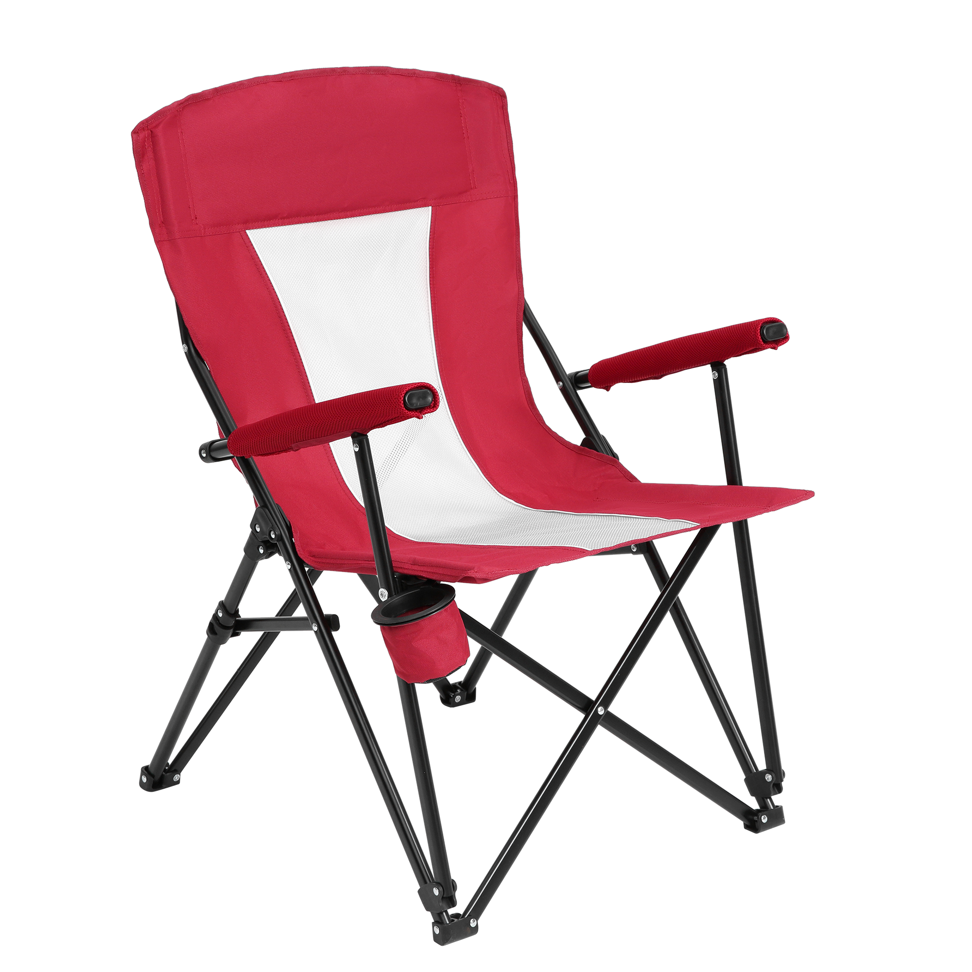 Steel Folding Chair Red Red Seats 2 Steel