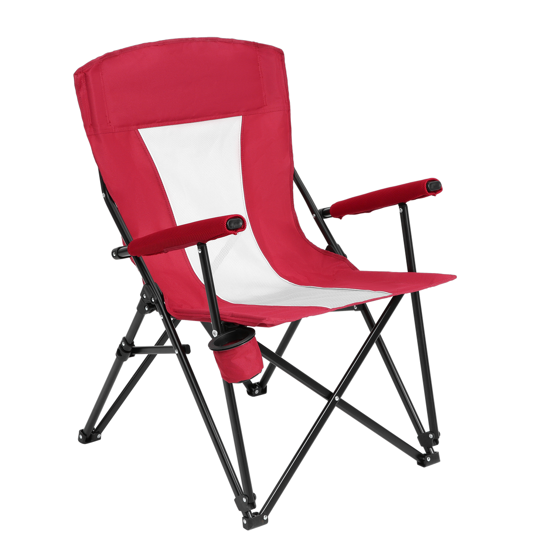 Steel Folding Chair Red Red Seats 2 Steel