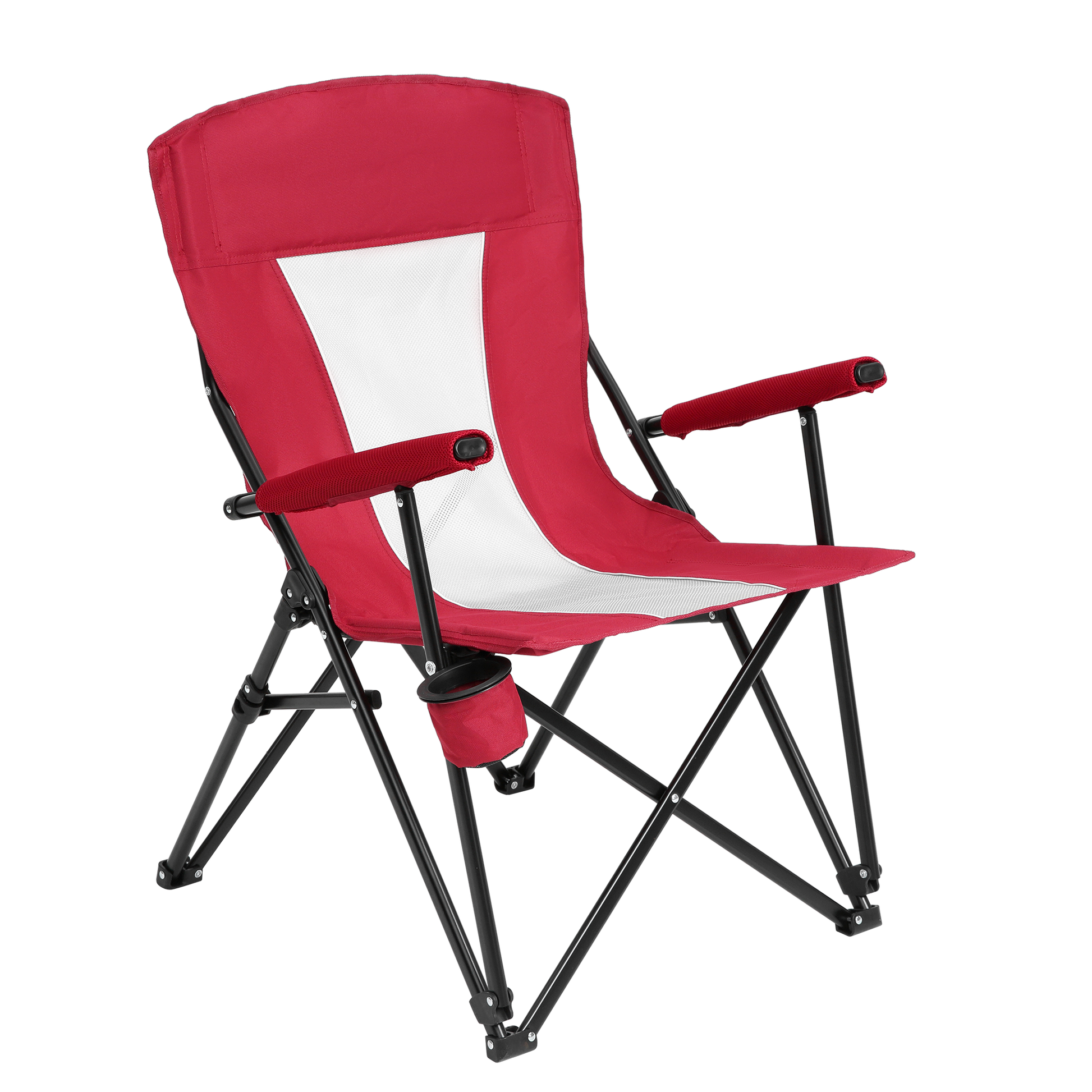 Steel Folding Chair Red Red Seats 2 Steel