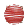 Barstool Red Wicker