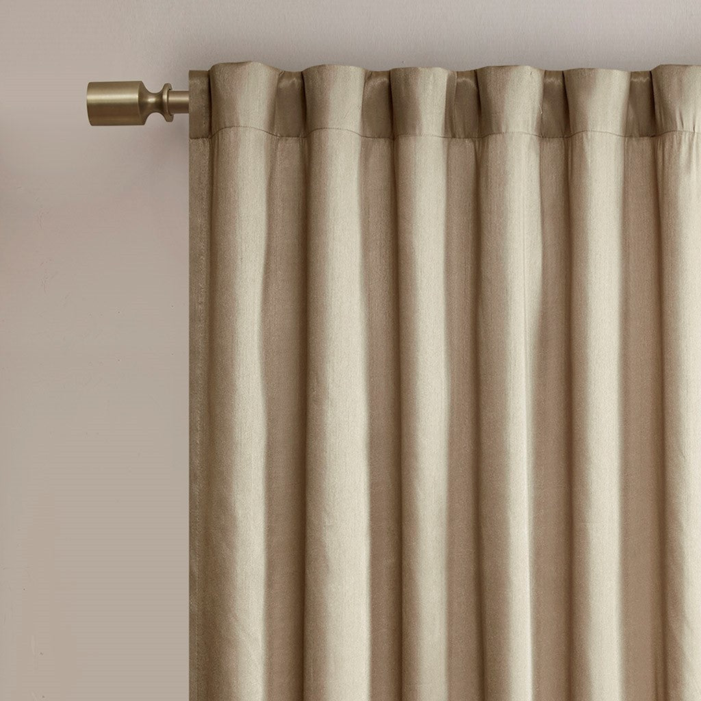 Curtain Panel Only 1 Pc Panel Tan Polyester