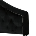 Queen&Full Sized Headboard Queen Black Velvet